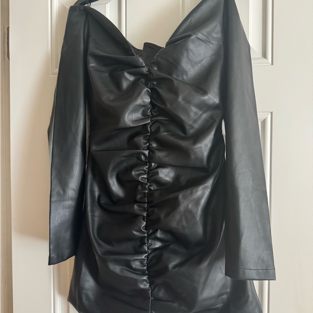 Bardot NWT Leather Dress - Picture 6 of 7